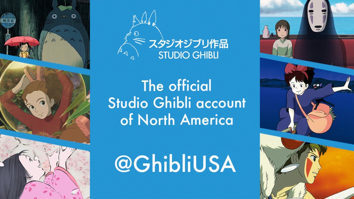 You are currently viewing Studio Ghibli cria conta norte americana no Facebook, Instagram e Twitter