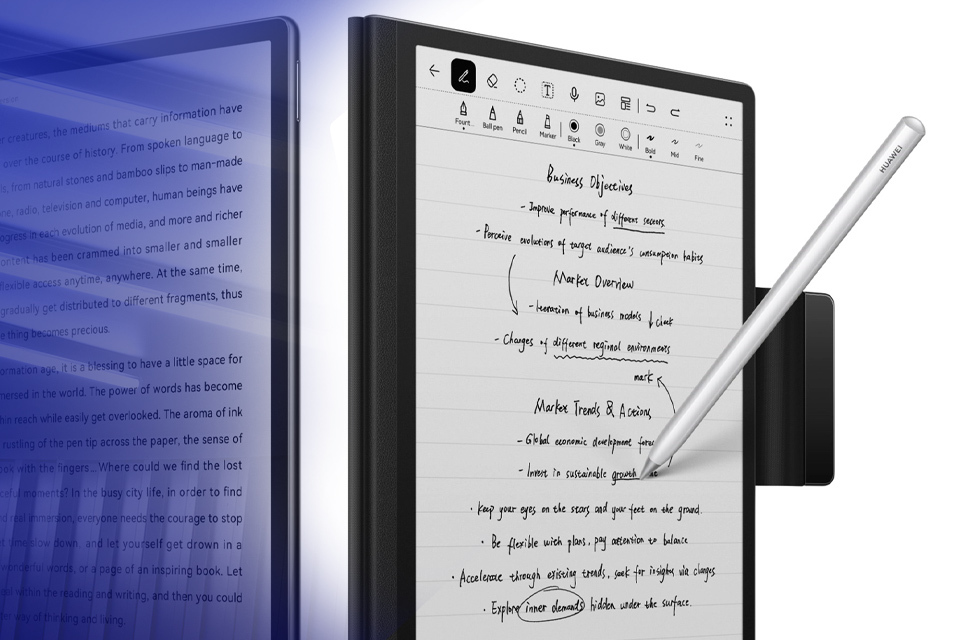 Read more about the article Huawei MatePad Paper: conferimos o ´Kindle´ grande com caneta stylus no MWC