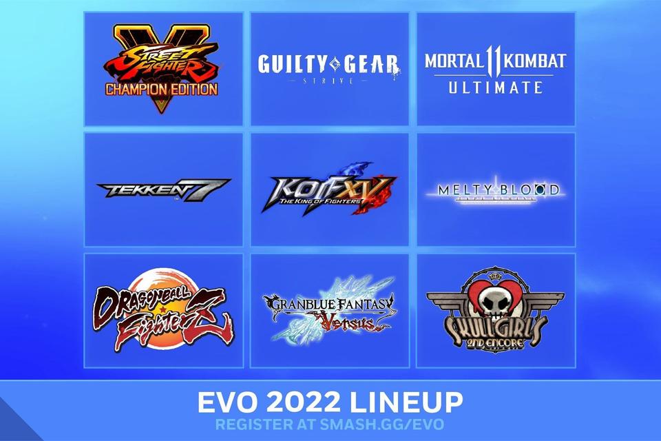 Read more about the article Sem Smash Bros, EVO 2022 revela lineup oficial do evento